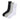 3'lü Unisex Koşu Çorabı Seti Siyah Gri Beyaz